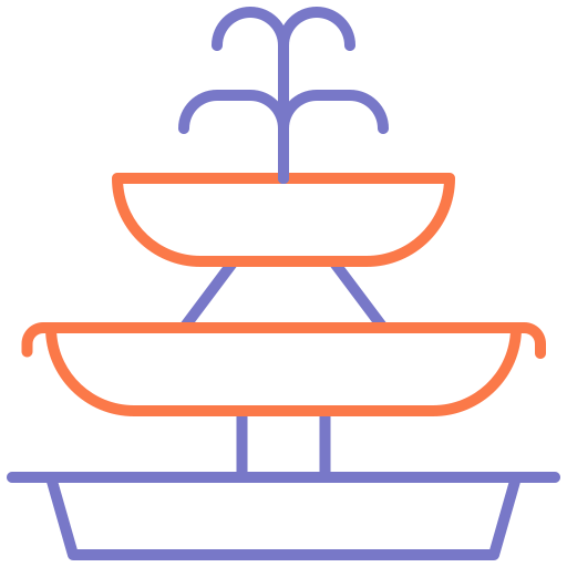 fontana Generic color outline icona