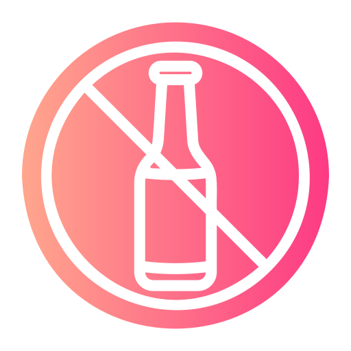 kein alkohol Generic gradient fill icon