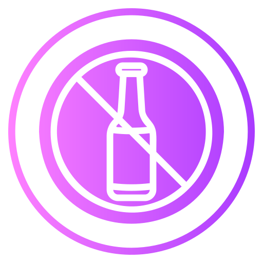 No alcohol Generic gradient fill icon