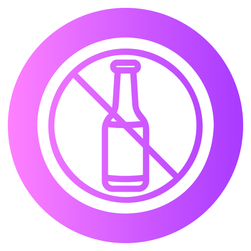kein alkohol Generic gradient fill icon