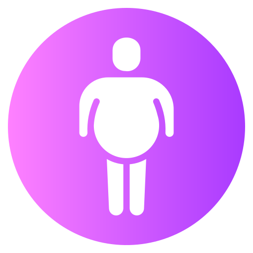Übergewicht Generic gradient fill icon