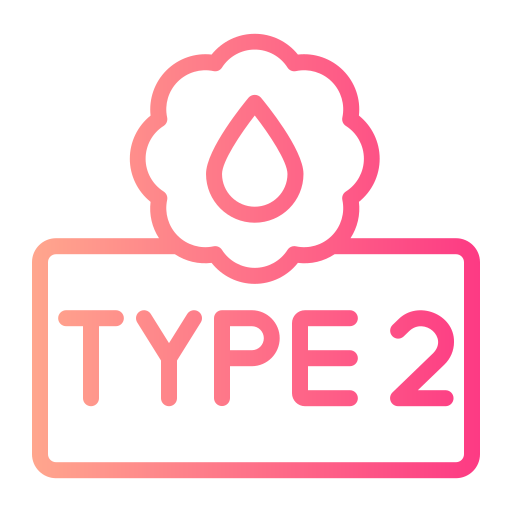 tipo 2 Generic gradient outline icono