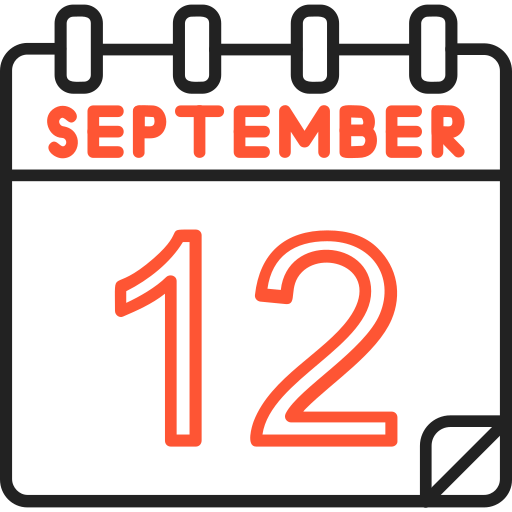 September Generic color outline icon