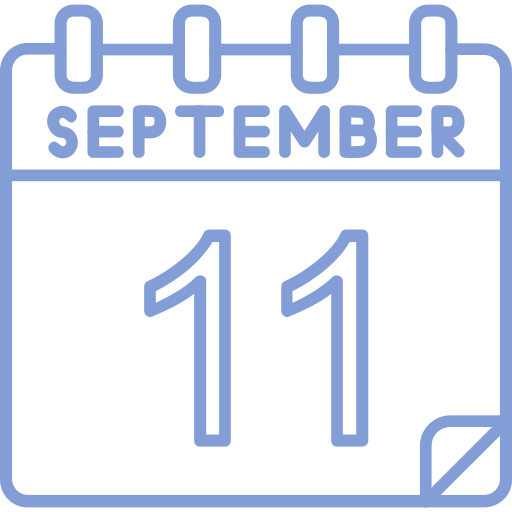 September Generic color outline icon