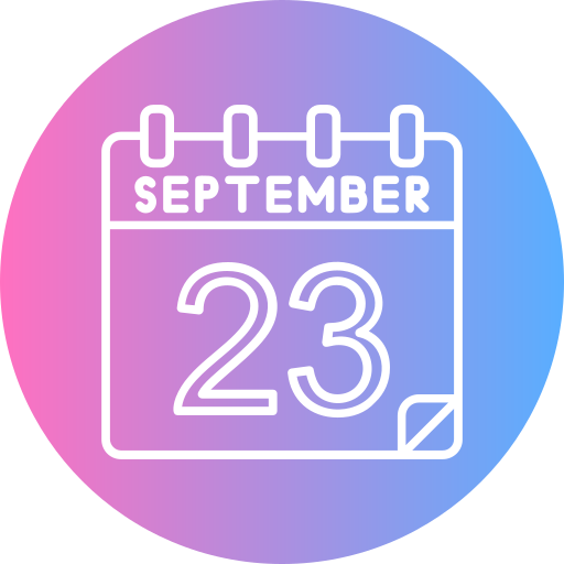 september Generic gradient fill icon