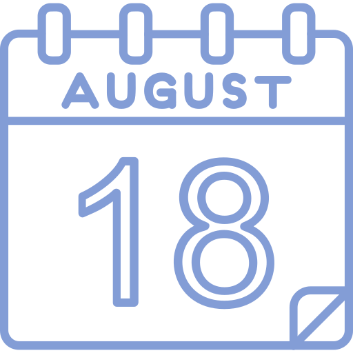 august Generic color outline icon