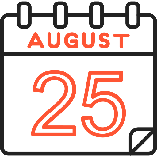 August Generic color outline icon