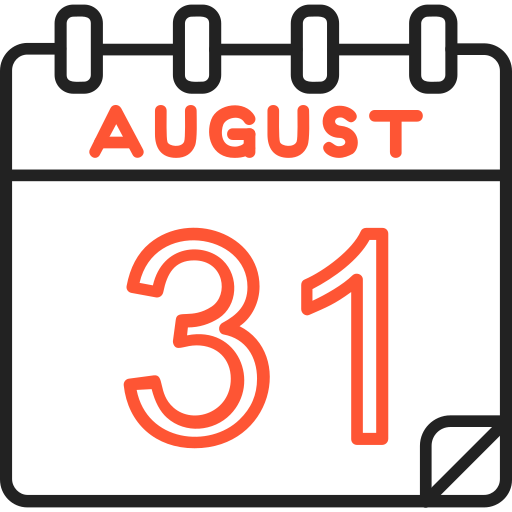 August Generic color outline icon