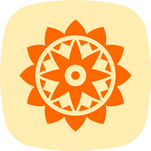 Mandala Generic color fill icon
