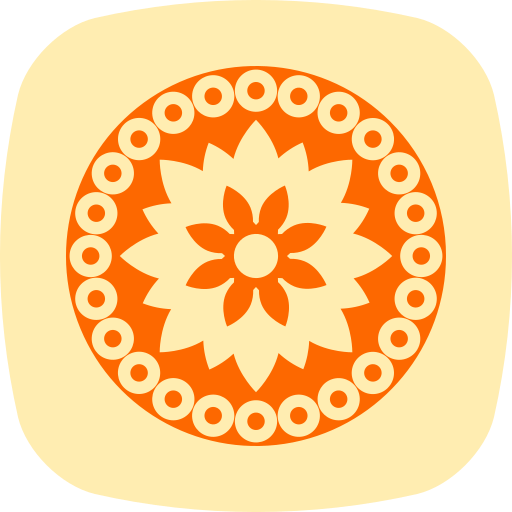 Mandala Generic color fill icon