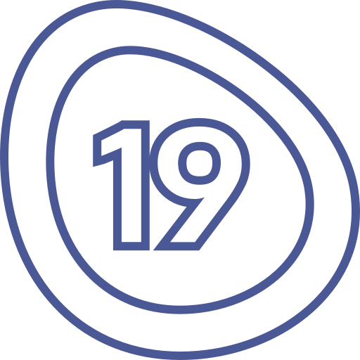 neunzehn Generic color outline icon