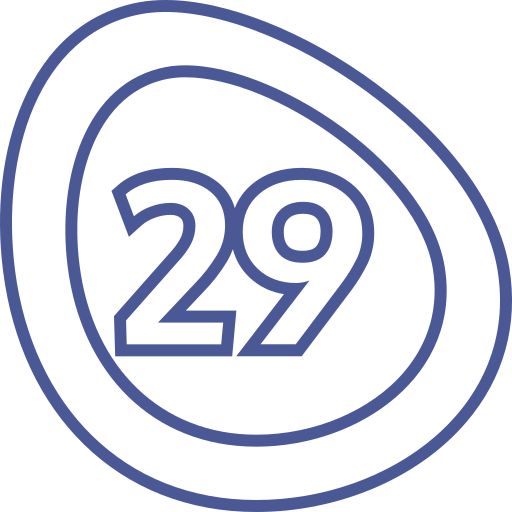 Twenty nine Generic color outline icon