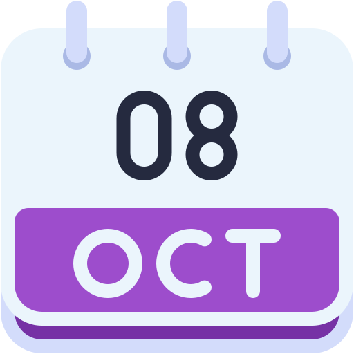 kalendarz miesięczny Generic color fill ikona