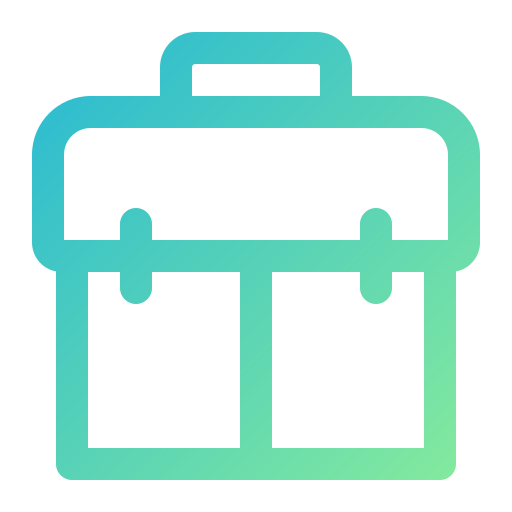 Briefcase Generic gradient outline icon