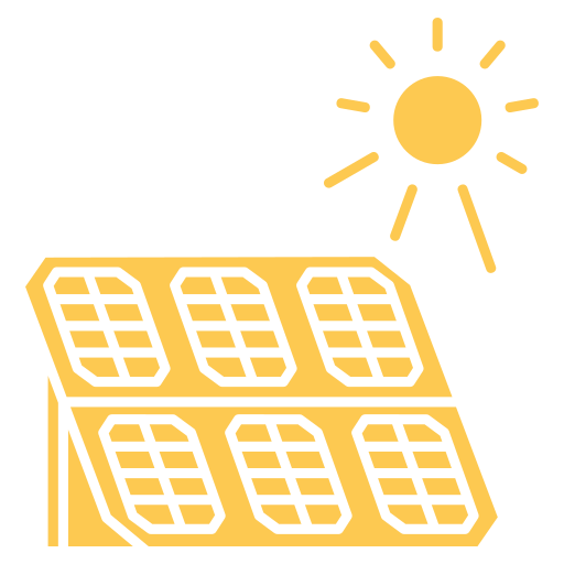 Solar panel Generic color fill icon