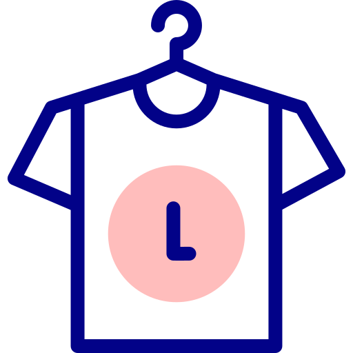 티셔츠 Detailed Mixed Lineal color icon