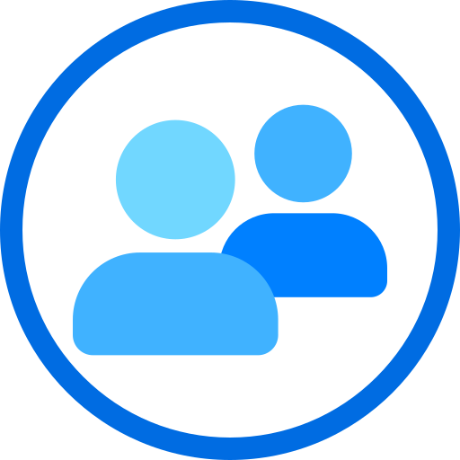 Two people Generic color fill icon