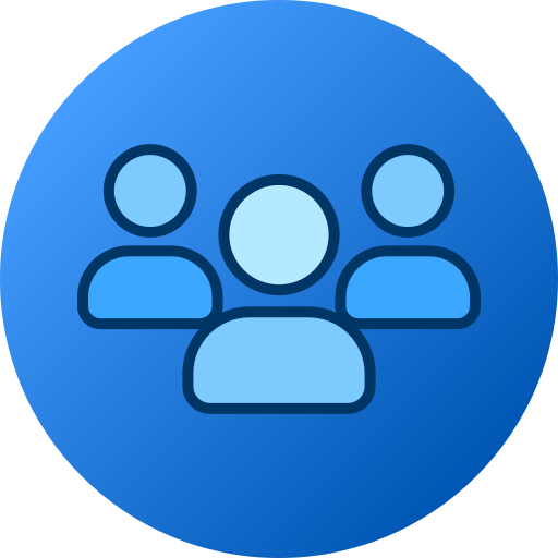 Group of people Generic gradient lineal-color icon