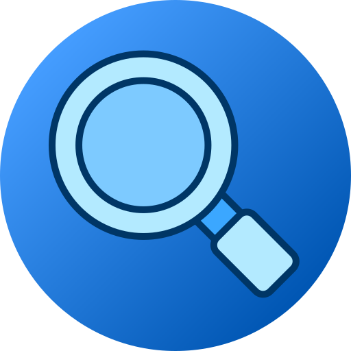 Magnifying glass Generic gradient lineal-color icon
