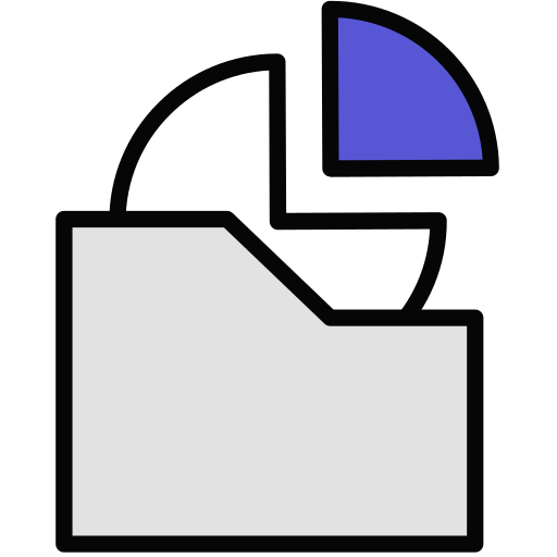 gestión de datos Generic color lineal-color icono