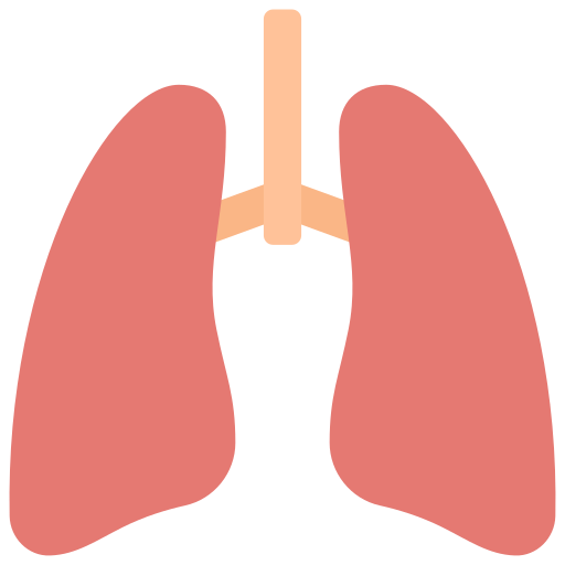 Lungs Juicy Fish Flat icon