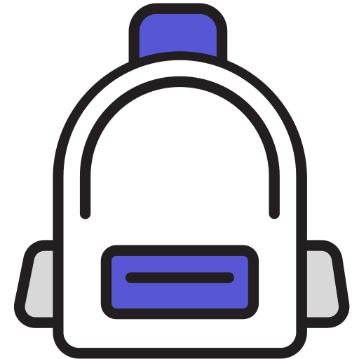 School bag Generic color lineal-color icon
