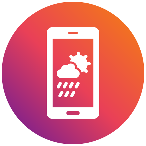 Weather app Generic gradient fill icon