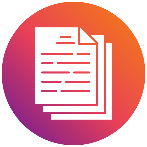 Pages Generic gradient fill icon