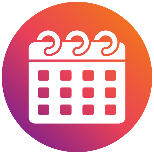 kalender Generic gradient fill icon