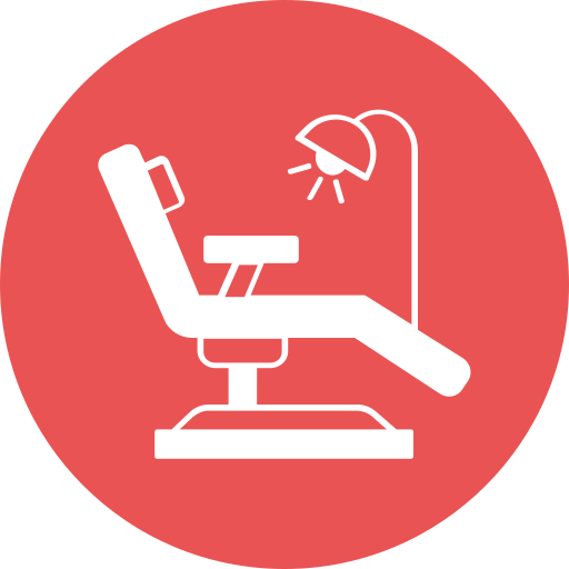 Dental chair Generic color fill icon