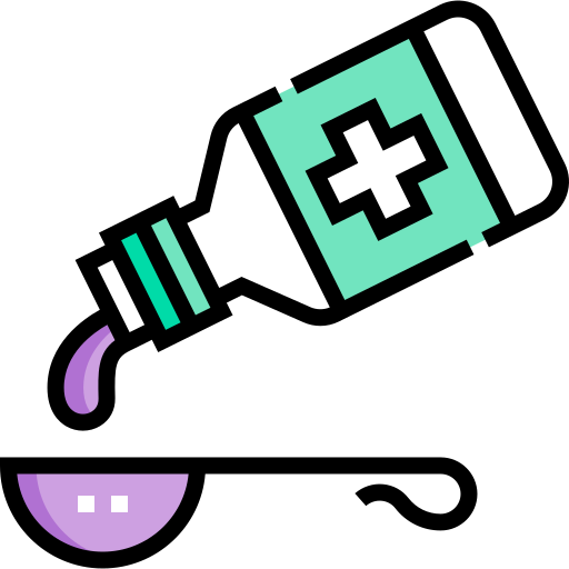 Cough syrup Detailed Straight Lineal color icon
