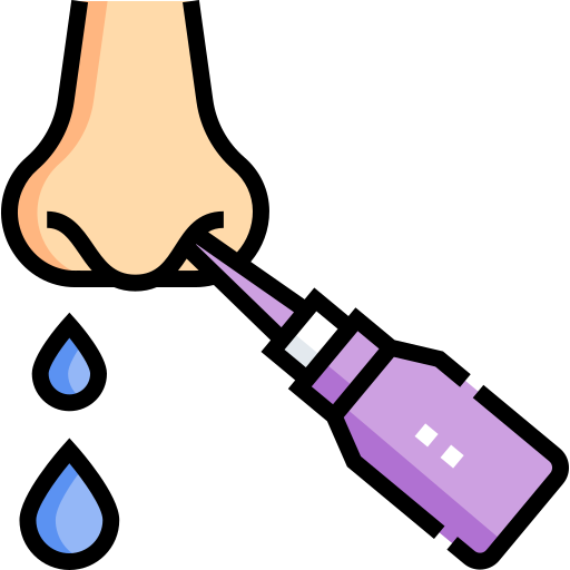 Nasal drops Detailed Straight Lineal color icon