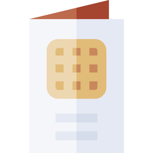 waffelmenü Basic Straight Flat icon