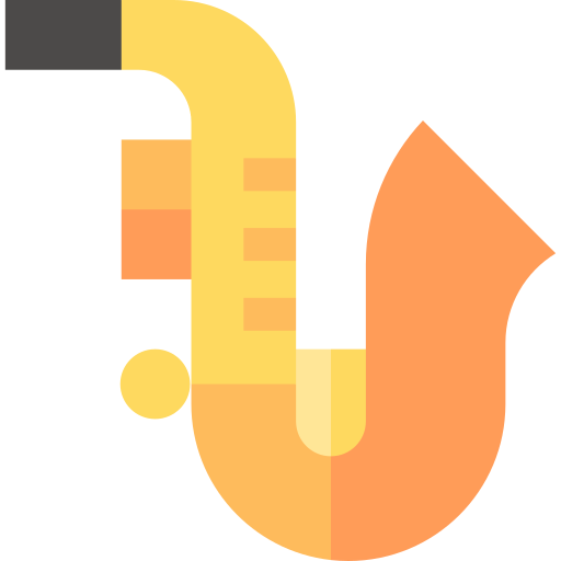 saxofón Basic Straight Flat icono