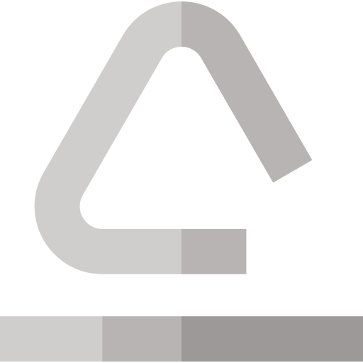 triangolo Basic Straight Flat icona