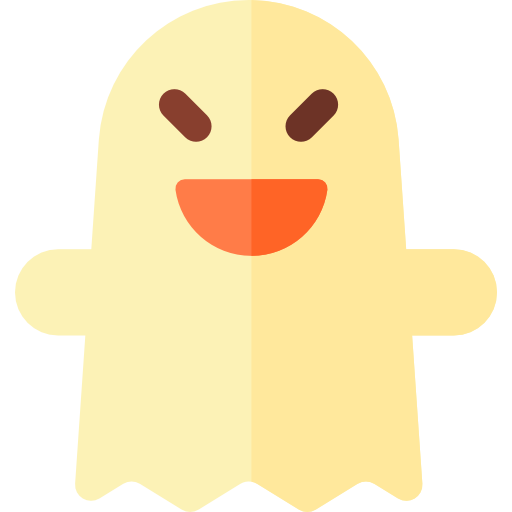 fantasma Basic Rounded Flat icona