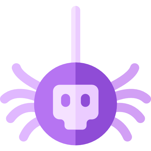 Spider Basic Rounded Flat icon