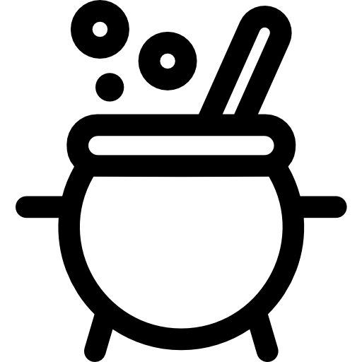 caldera Basic Rounded Lineal icono