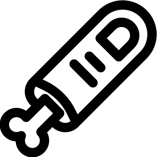dedo Basic Rounded Lineal icono