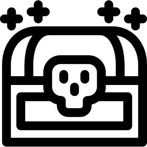 cofre Basic Rounded Lineal icono