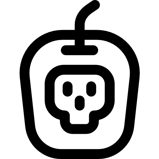 mela Basic Rounded Lineal icona