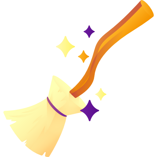 Broom 3D Color icon