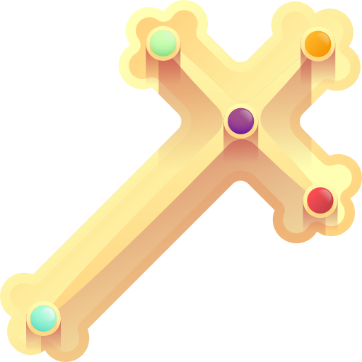 Cross 3D Color icon