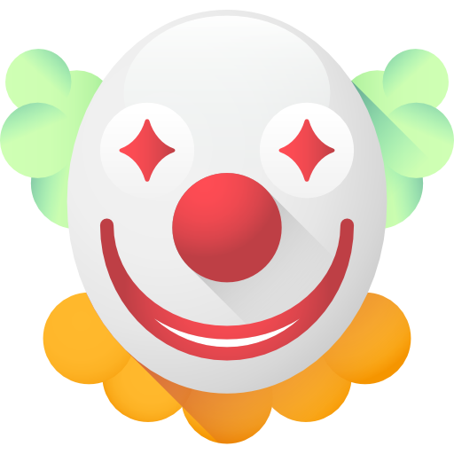 Clown 3D Color icon