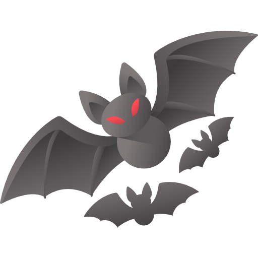 박쥐 3D Color icon