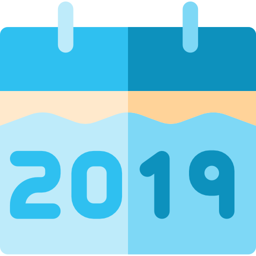 2019 Basic Rounded Flat icono