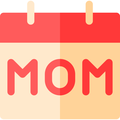 moederdag Basic Rounded Flat icoon