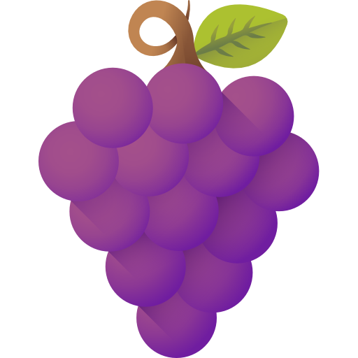 druiven 3D Color icoon
