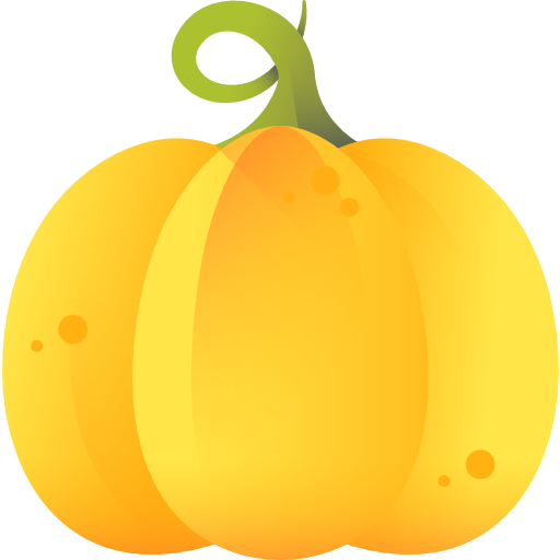 Pumpkin 3D Color icon