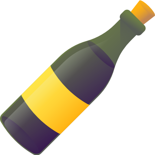 vino 3D Color icono